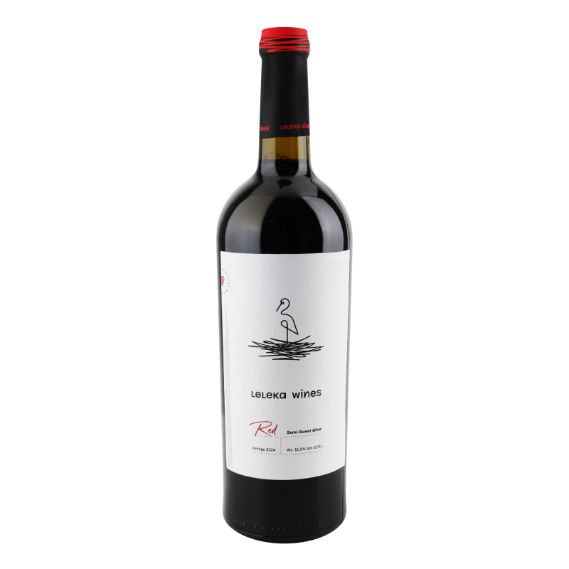 Вино Leleka Wines 0,75л Червонн/сол11,5%