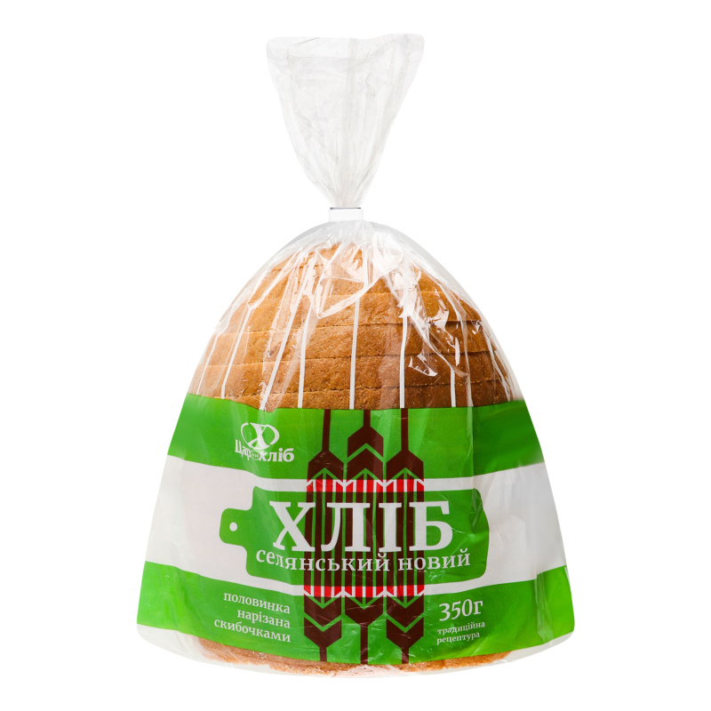 Хліб Цар Хліб 350г Селянський новий 1/2