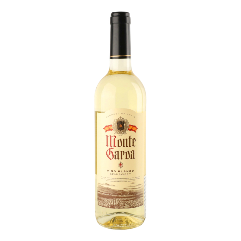 Вино MonteGaroa 0,75 Blanko біл нс 10,5%