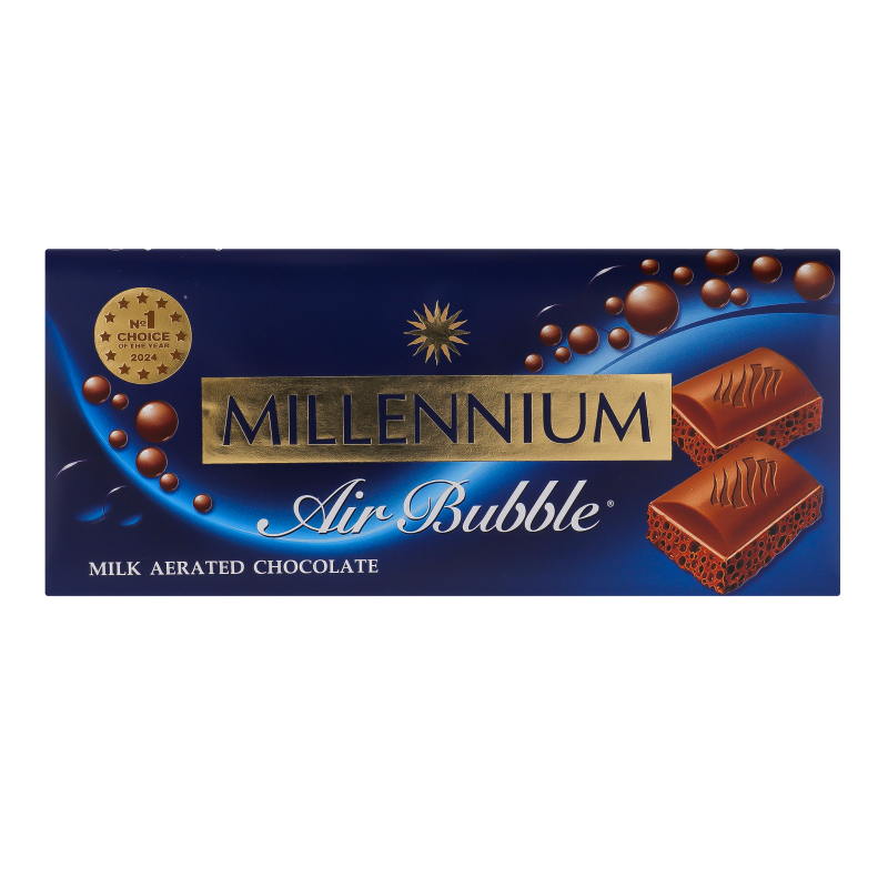 Шоколад Millennium 85г Молочний пористий