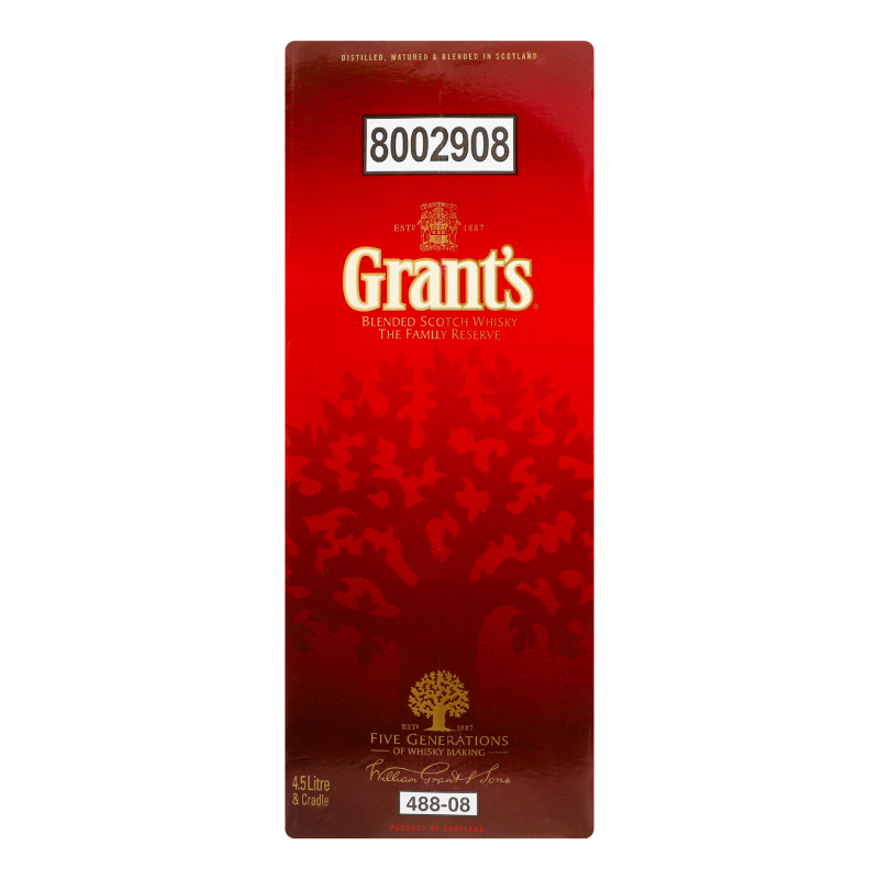 Віскі Grants Family 4,5л Reserve 40%