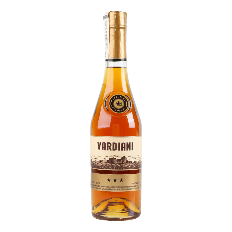 Коньяк Vardiani 0,5л 3* 40%