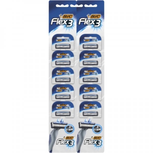 Станок BIC 10шт Flex 3 Comfort