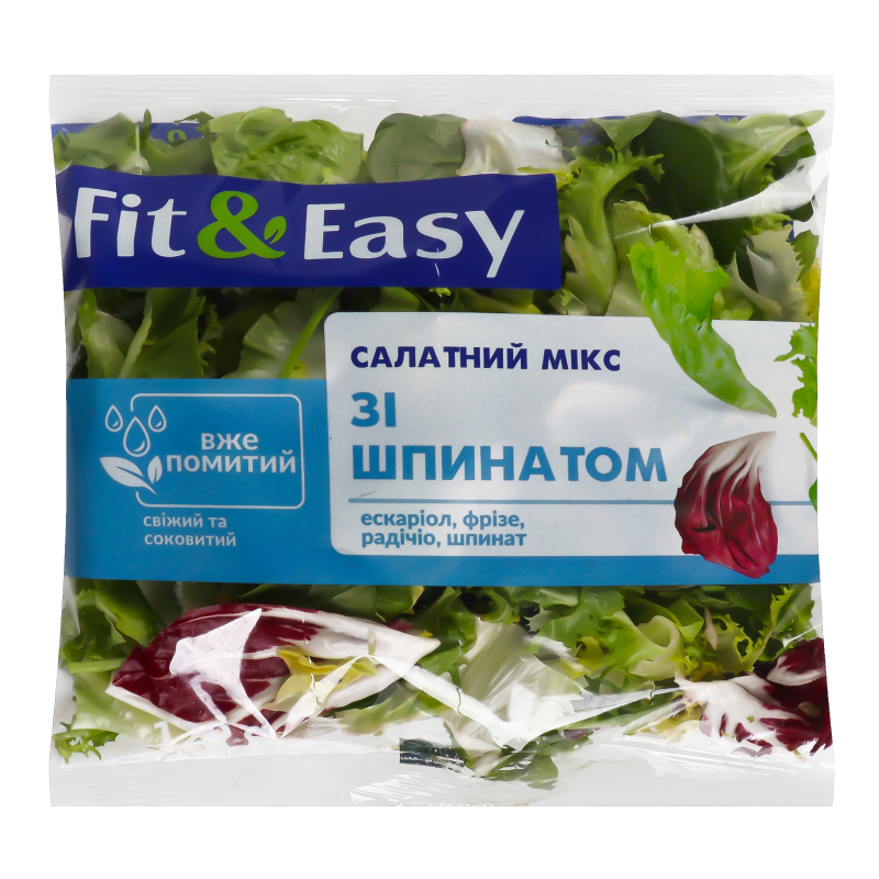 Салатний Мікс Fit&Easy 120г із шпинатом
