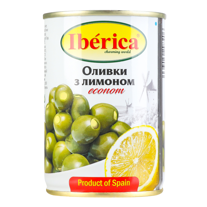 Оливки Iberica 280г з лимоном