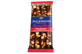 Шоколад Millennium 90г Fruits&NutsМигКур