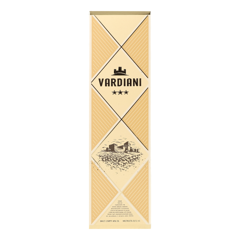 Коньяк Vardiani 0,5л 5* 40%