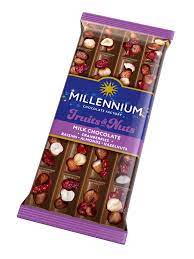 Шоколад Millennium 90г Fruits&NutsЖуравл