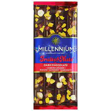 Шоколад Millennium 90г Fruits&Nuts Цукат