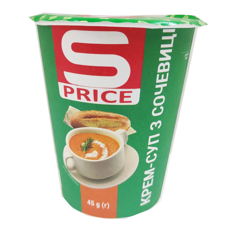 Крем-суп S-Price 45г З сочевиці