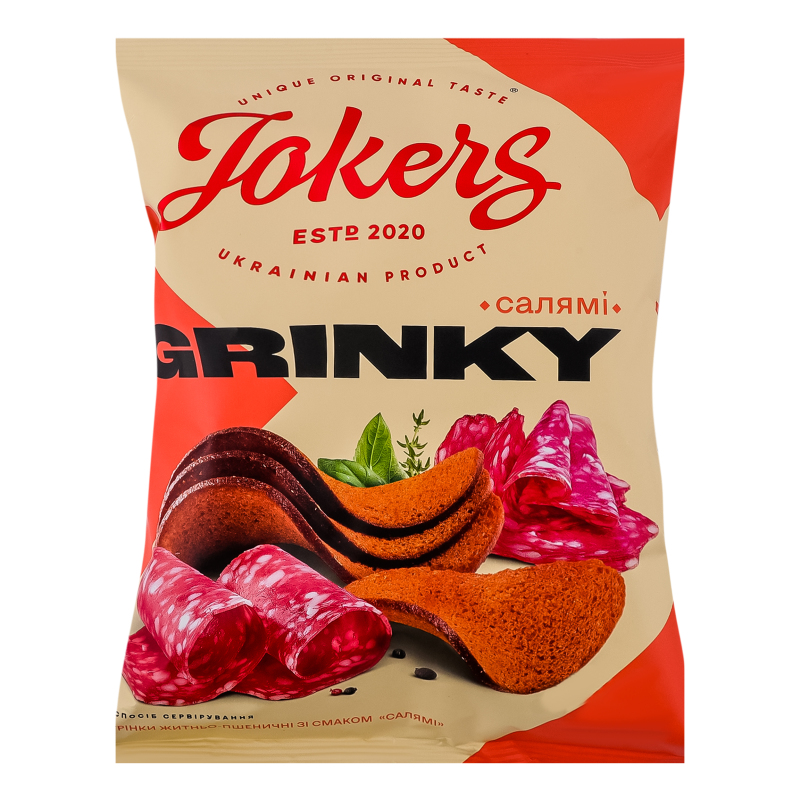 Грінки JokerS 80г Салямі