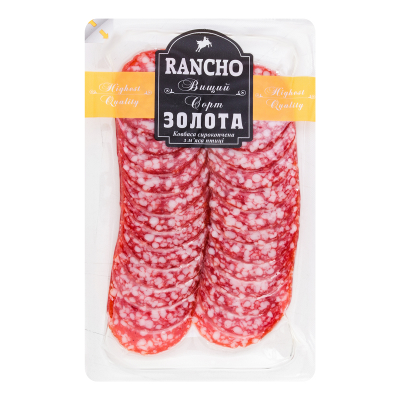 Ковбаса Ранчо с/к 75г Салямі золота