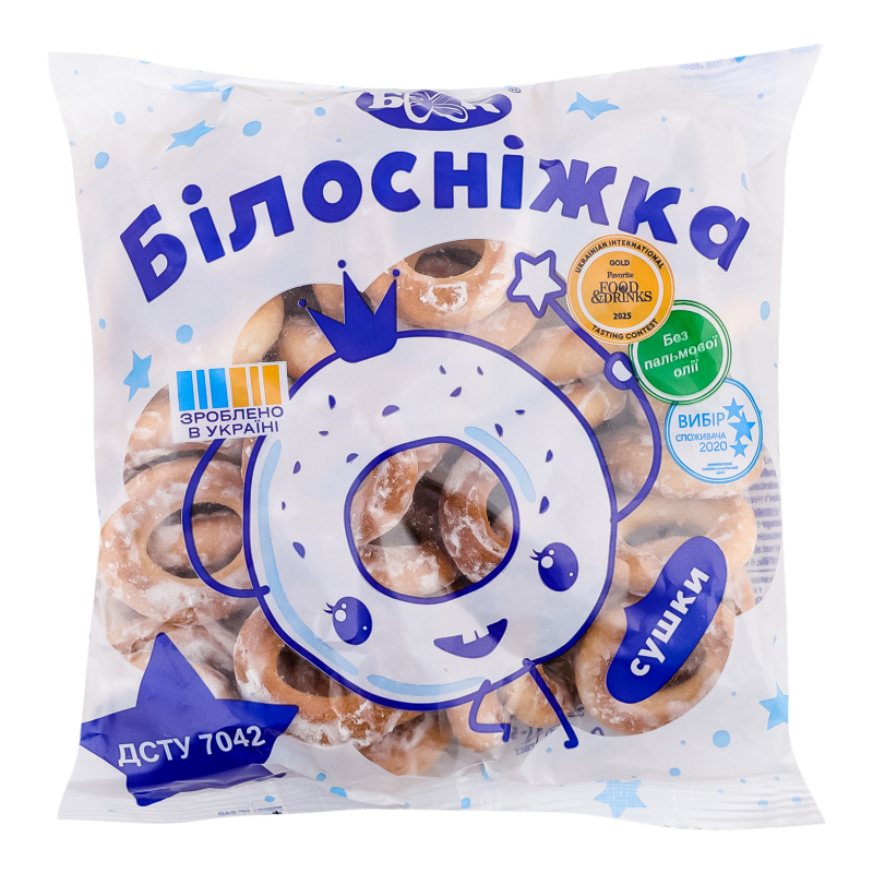 Сушка КБВ 250г Білосніжка глаз