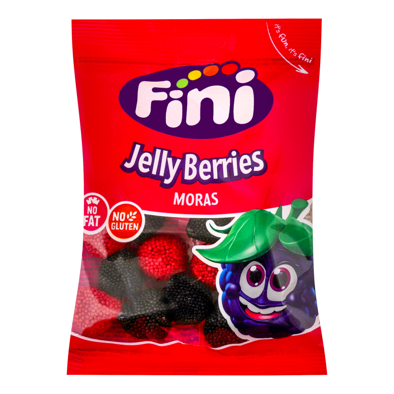 Цукерки жув Fini 90г Jelli Berries Черво