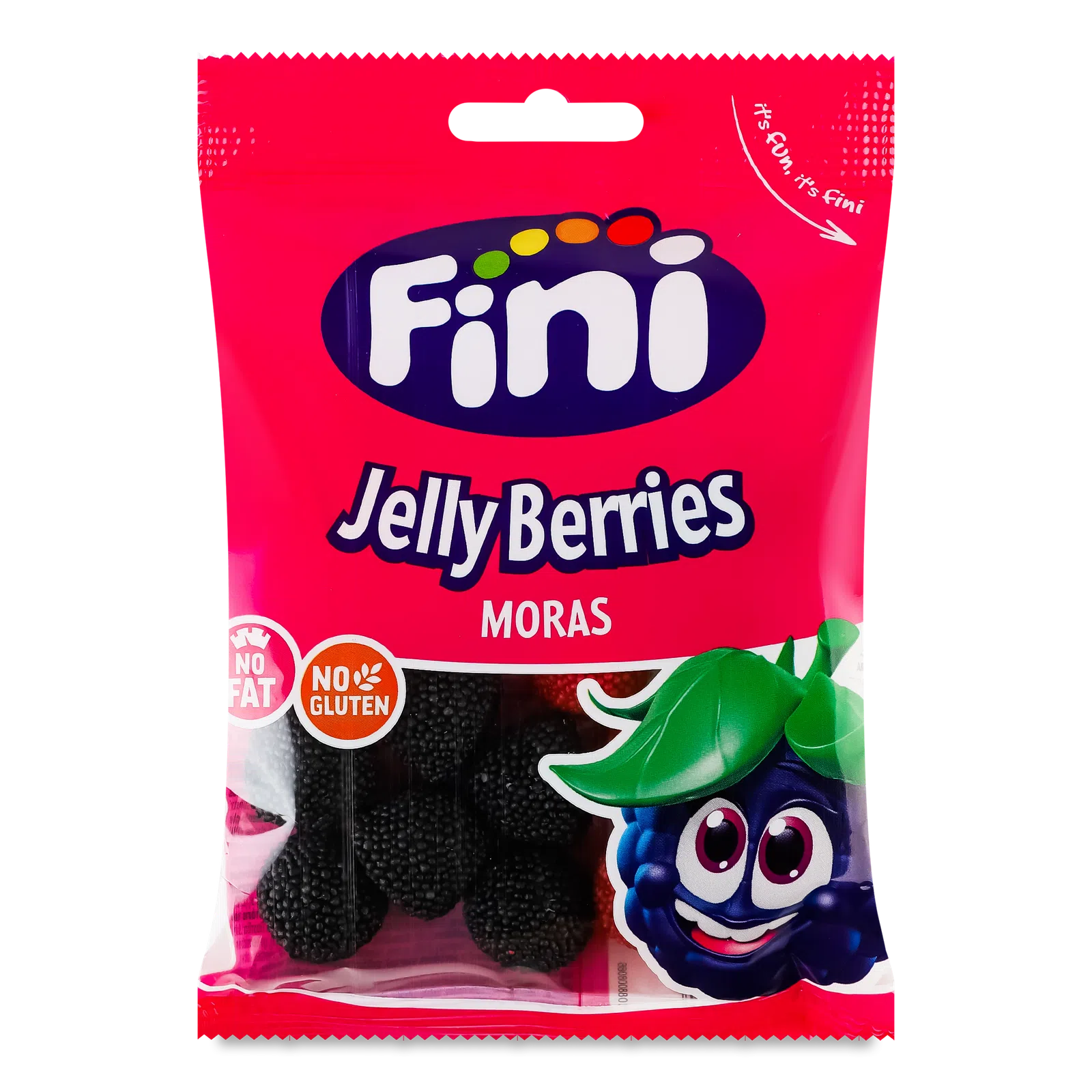 Цукерки жув Fini 90г Jelli Berries Черво