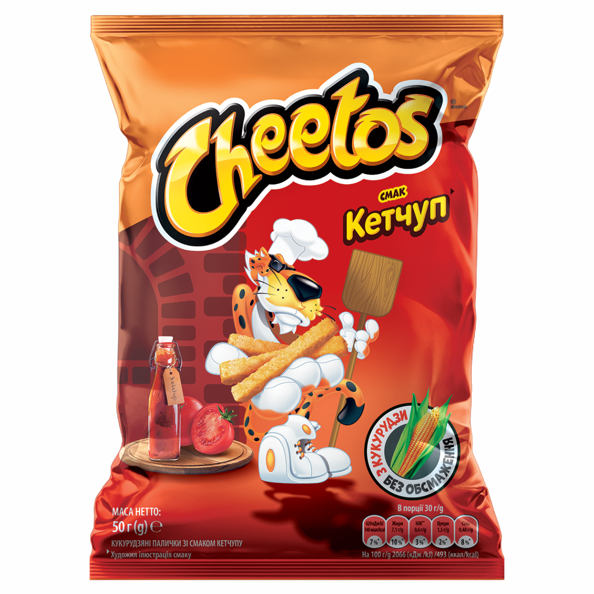 Палички кукурудз Cheetos 50г Кетчуп