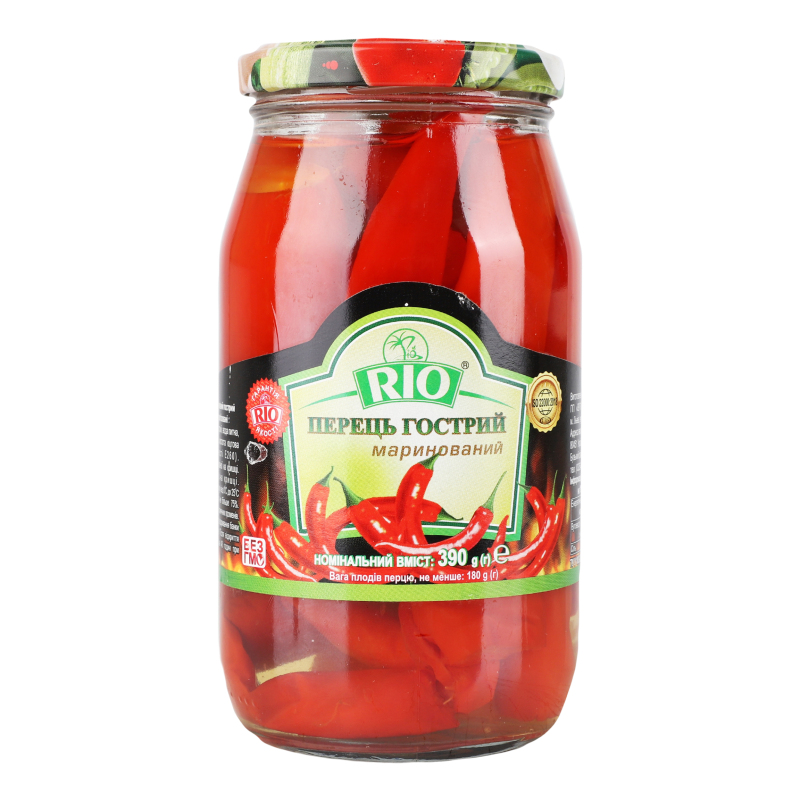 Перець RIO 390г Гострий маринований