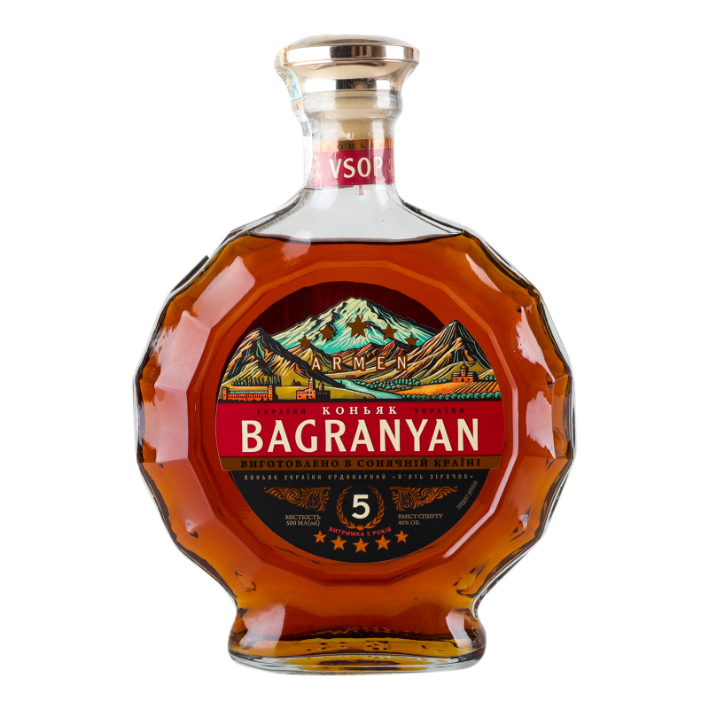 Коньяк Armen Bagranyan 0,5л 5* 40%