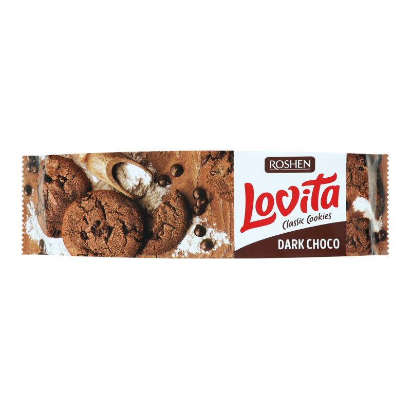 Печиво ROSHEN 150г Lovita з какао/глаз