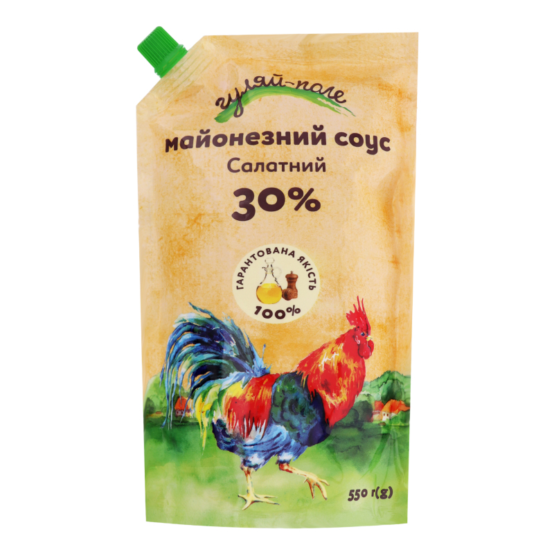 Майонезний соус ГуляйПоле 30% 550г Салат