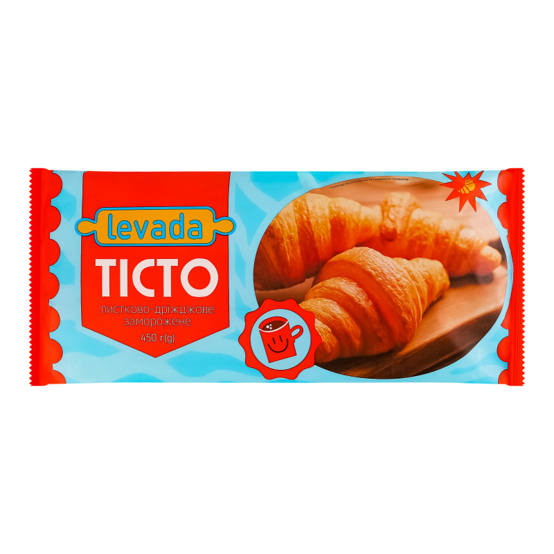 Тісто Левада 450г листково дріжджове