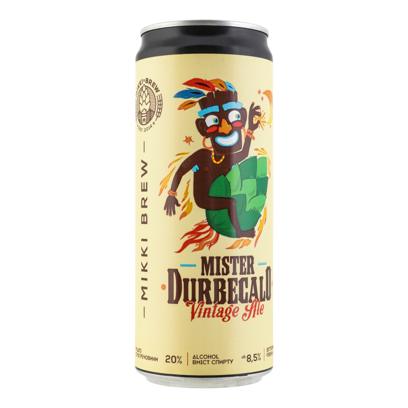 Пиво MIKKI BREW 0,33лMr Durbe св неф8,5%