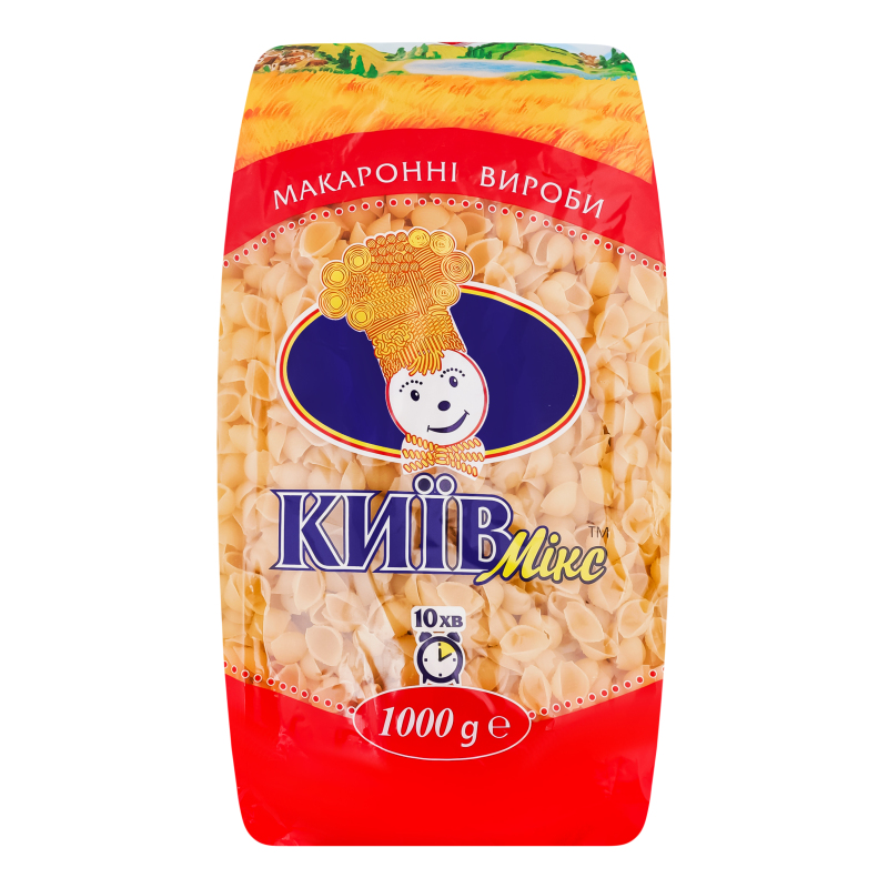 Макарони Київ Мікс 1кг Мушлі