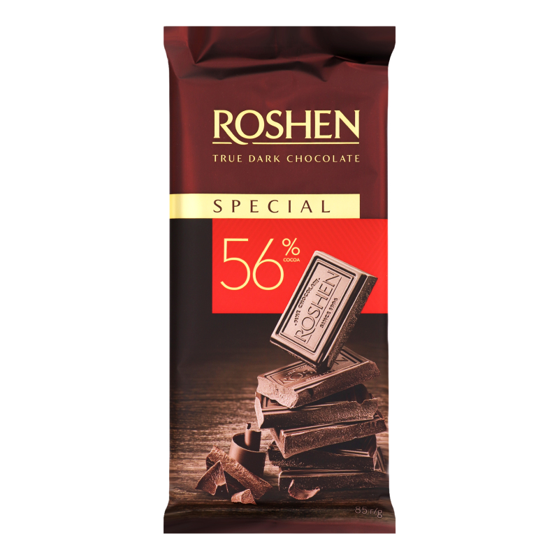 Шоколад ROSHEN 85г Чорний 56%