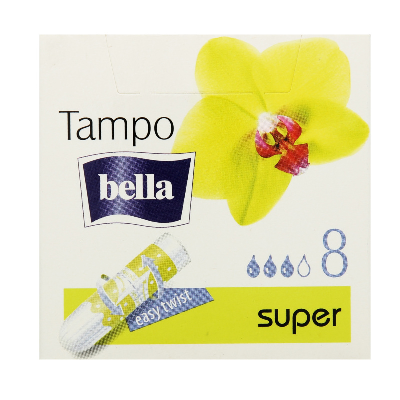 Тампони Bella 8шт без аплікат супер