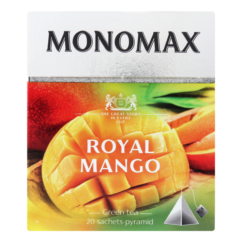 Чай Мономах зел 20шт*2г Королів манго