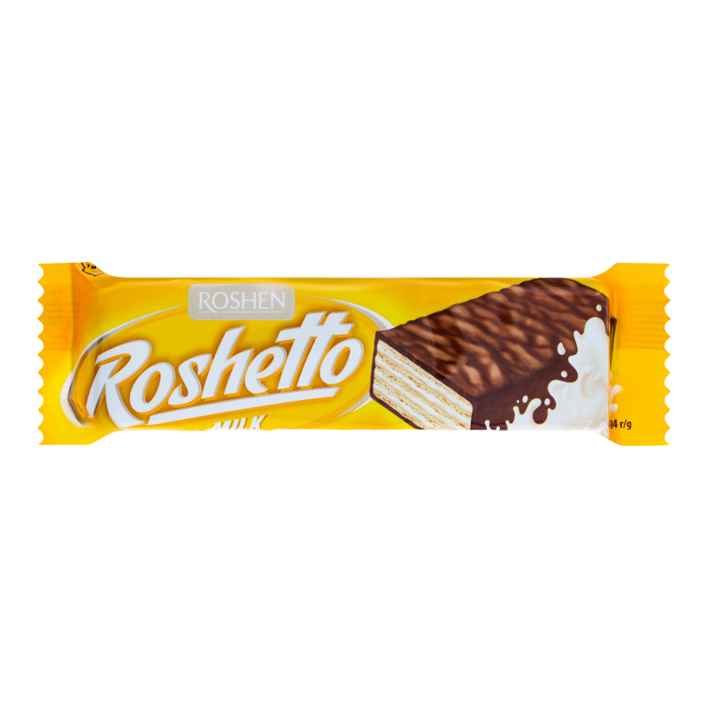 Вафлі ROSHEN 34г Roshetto milk chocolate