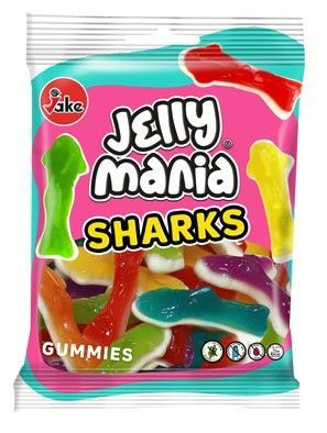 Цукерки жув Jake 100г Sharks