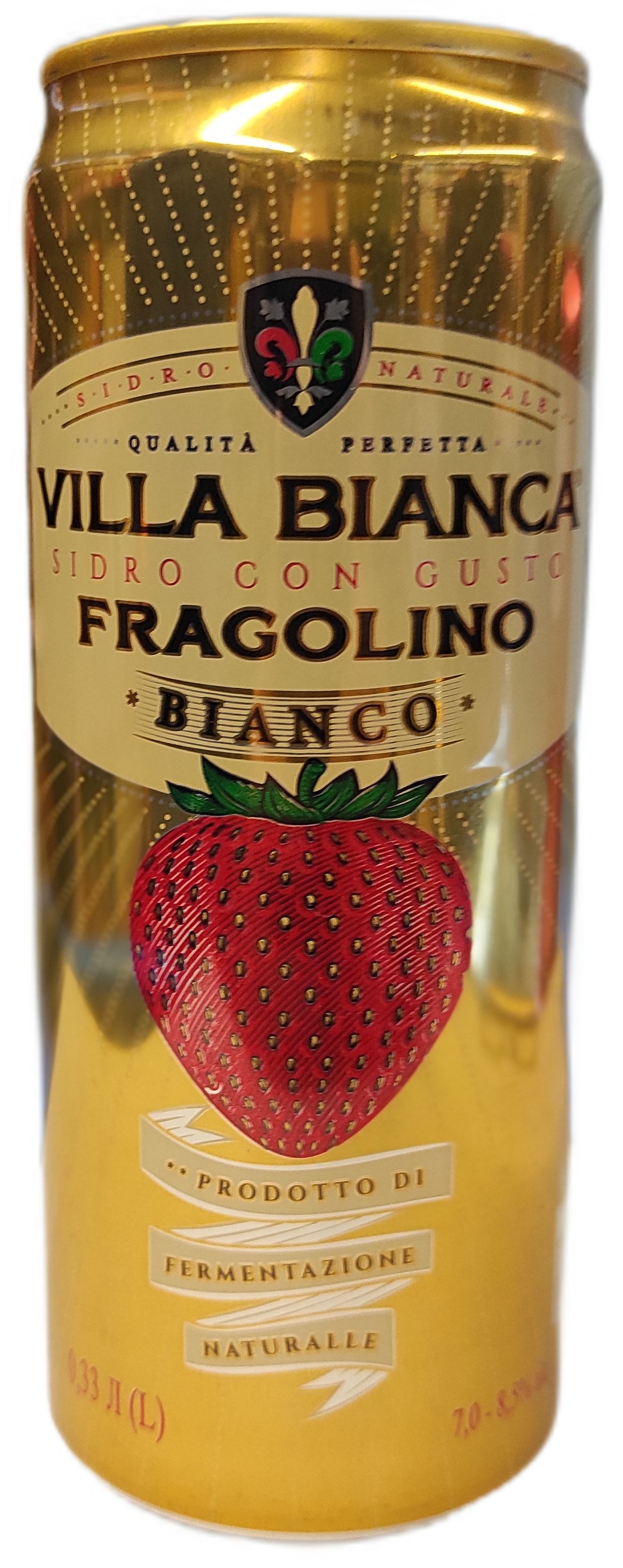 Сидр Villa Bianca 0,33л Fragolino 8,5%