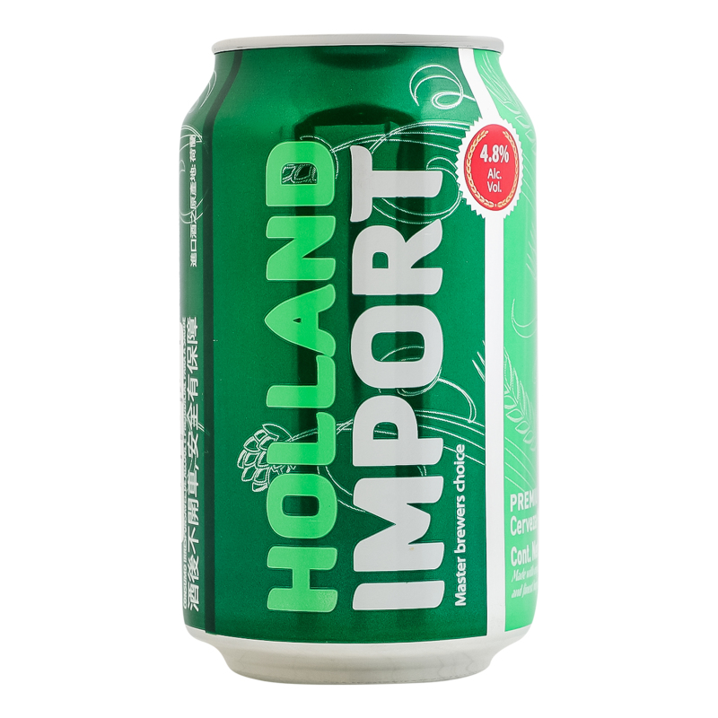 Пиво HollandImport 0,33л Світле ж/б 4,8%