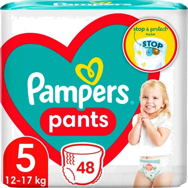 Підгузник-трусики Pampers 48штPant 12-17