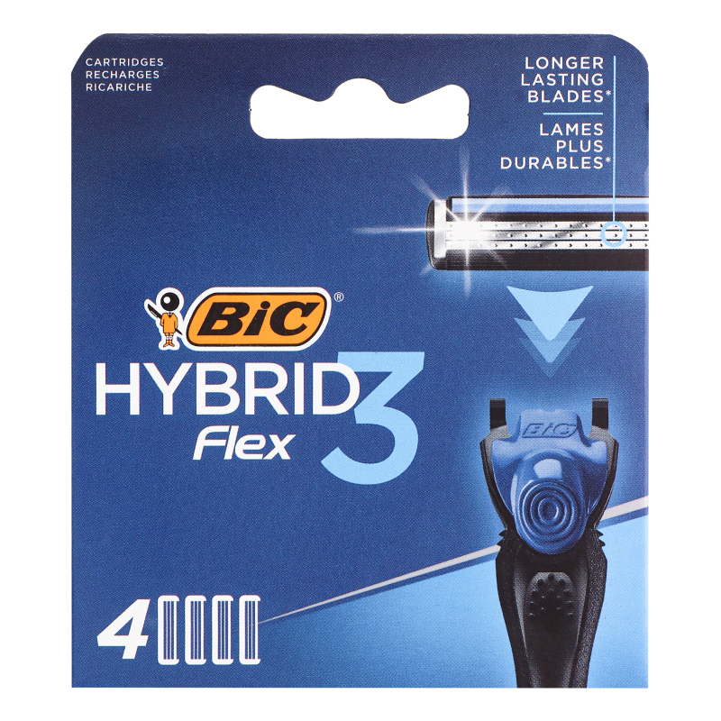 Картридж BIC Hybrid Flex3 4шт