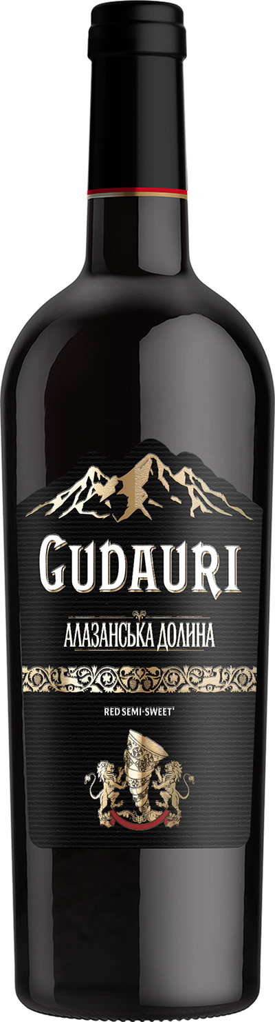 Вино Gudauri0,75л Алазанськ Дол ч нс 13%