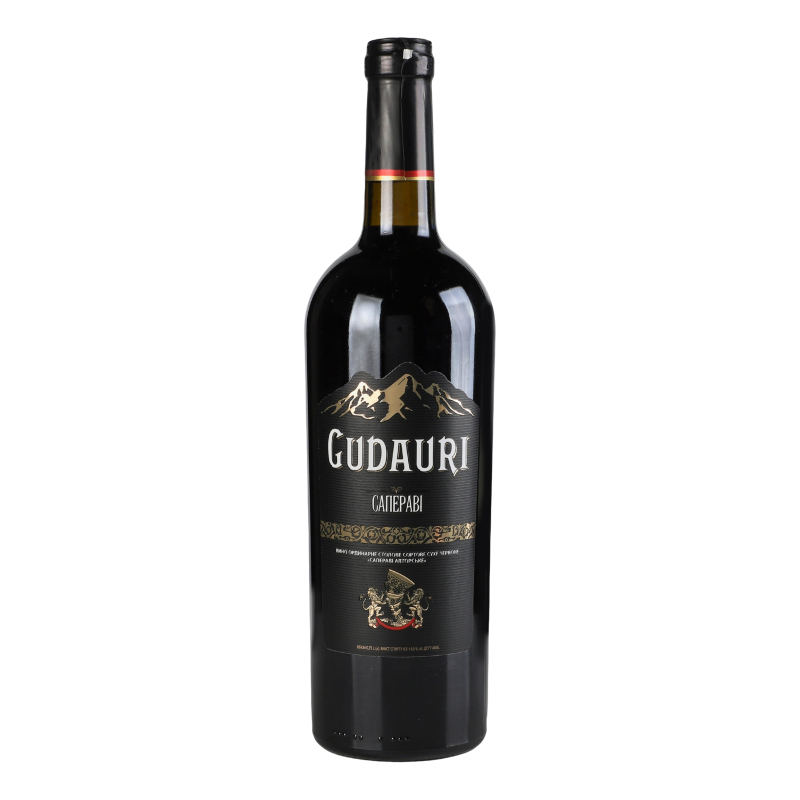 Вино Gudauri 0,75л Сапераві ч/су 14%
