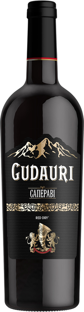 Вино Gudauri 0,75л Сапераві ч/су 14%