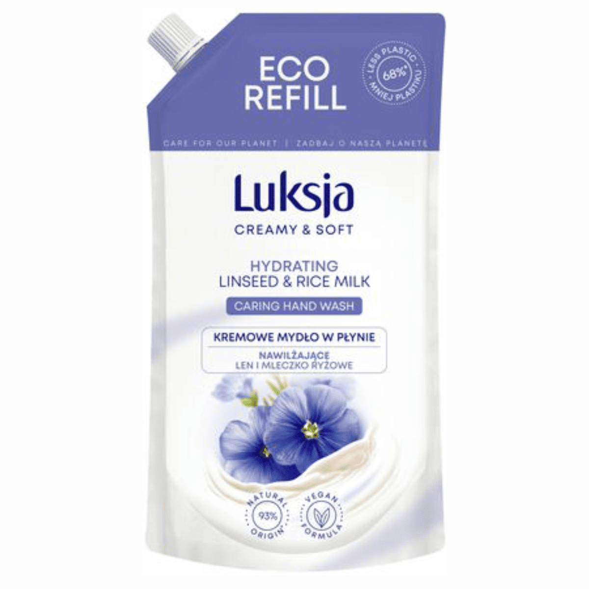 Мило рід Luksja 400мл Linen&rice milk дп