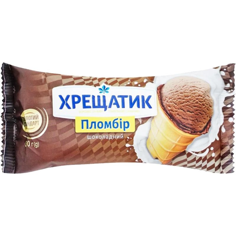 Мор Хрещатик 90г Пломбір шоколад 12%