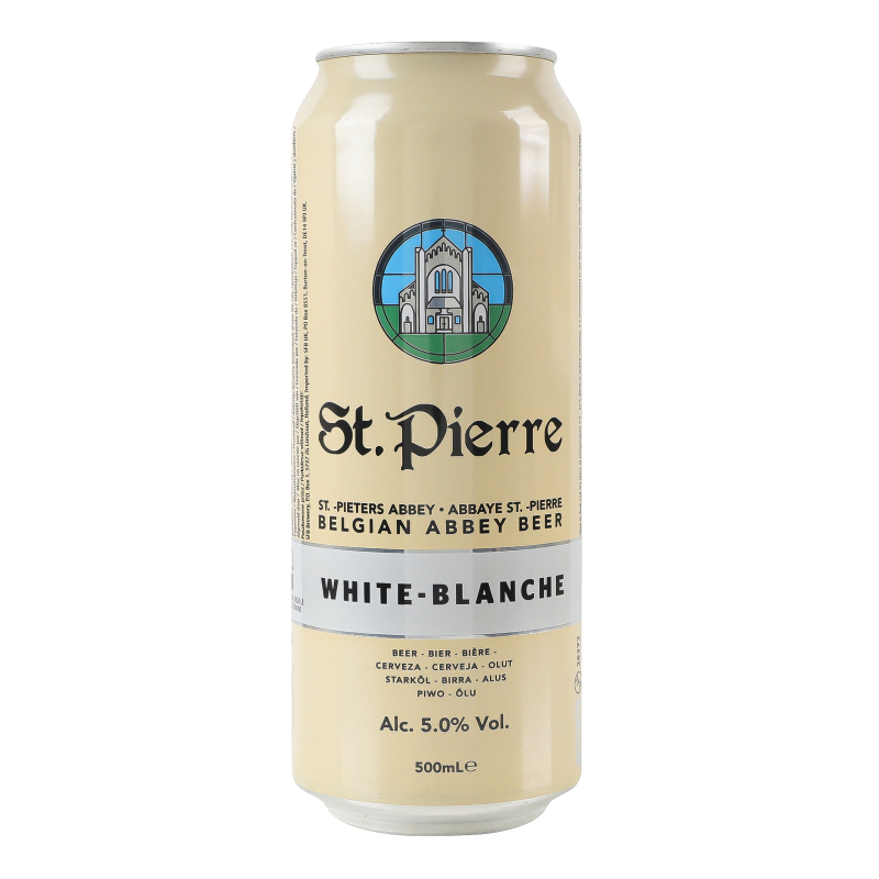 Пиво St.Pierre 0,5л Blanche 5% ж/б