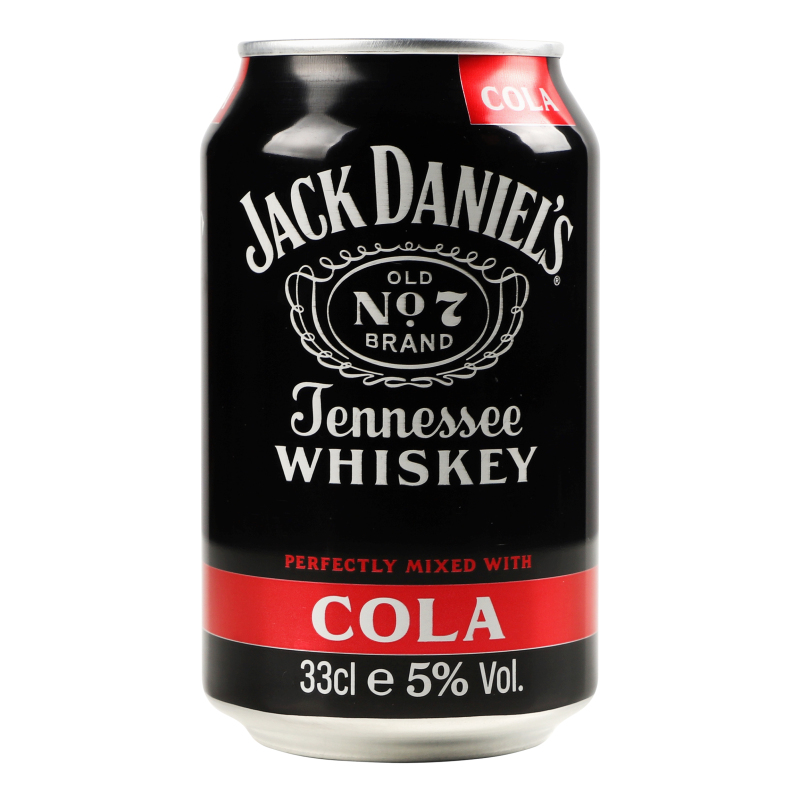 Напій алк JackDaniel`s 0,33л WhisCola 5%