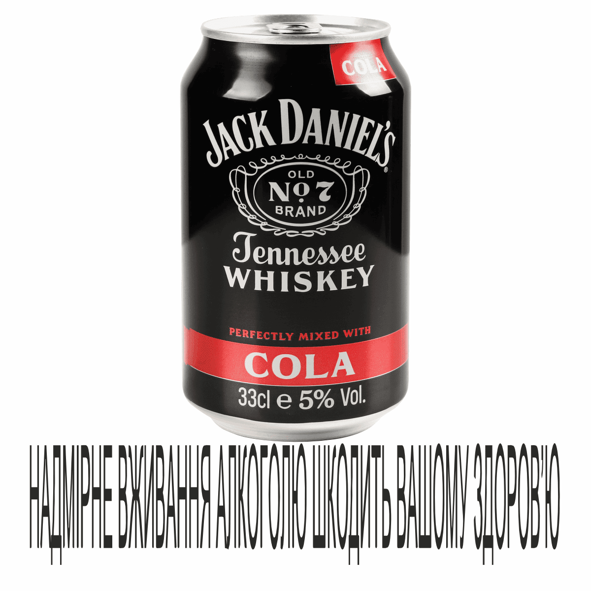 Напій алк JackDaniel`s 0,33л WhisCola 5%