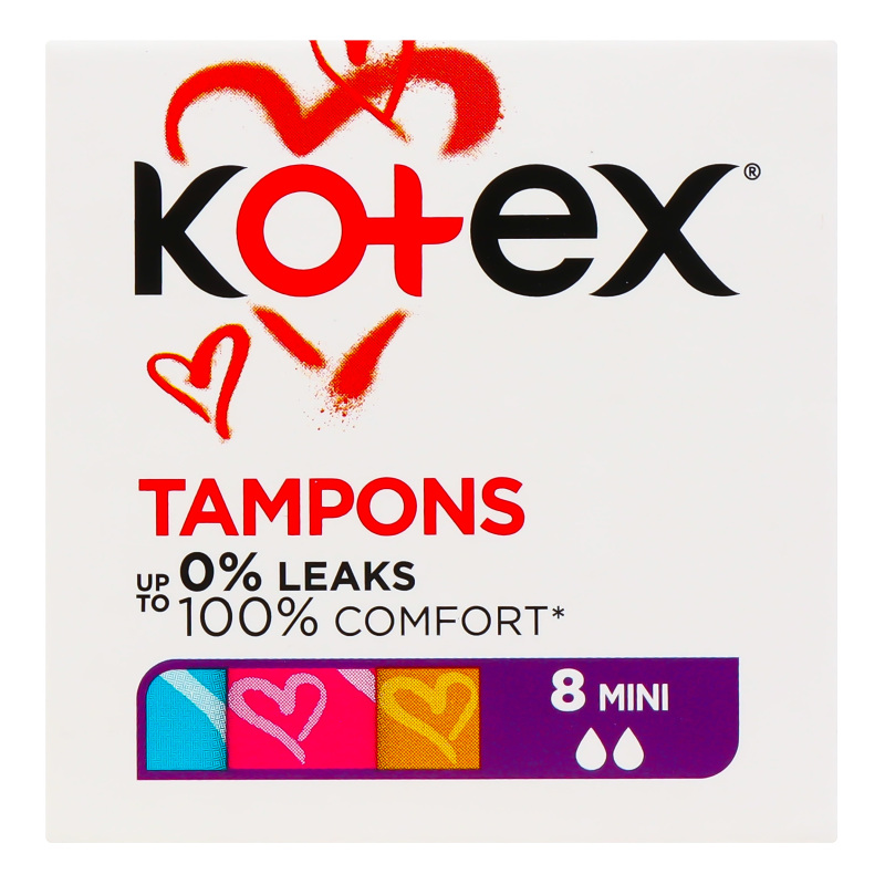 Тампони Kotex Міні 8+4шт