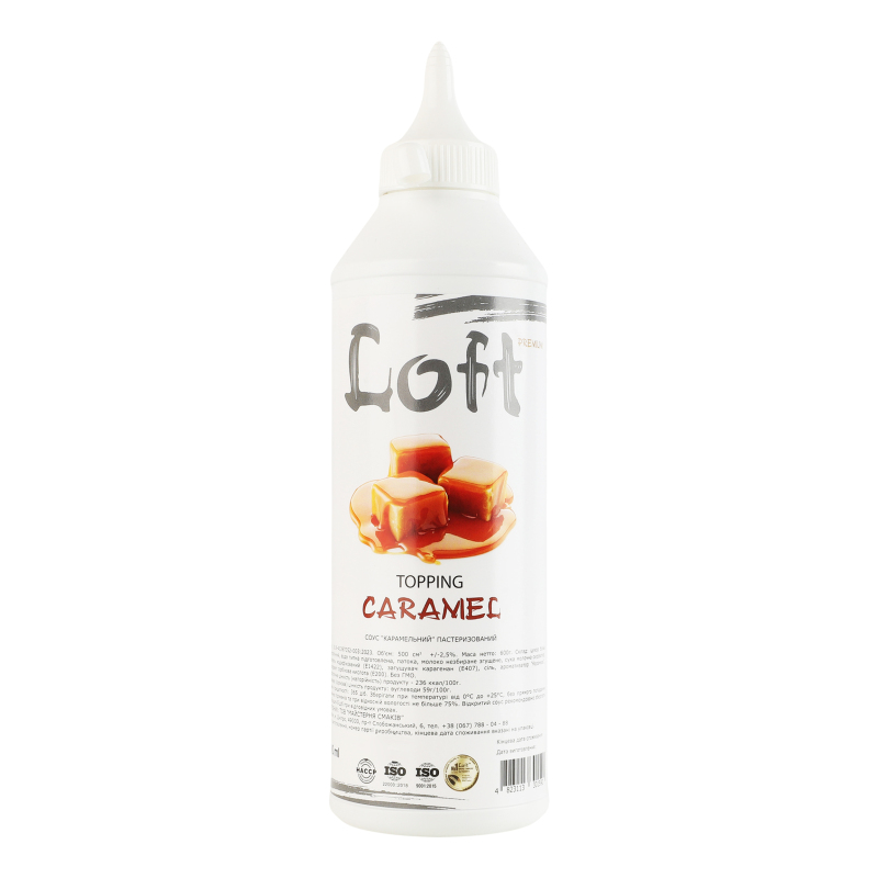 Топінг-соус Loft 600г Карамель