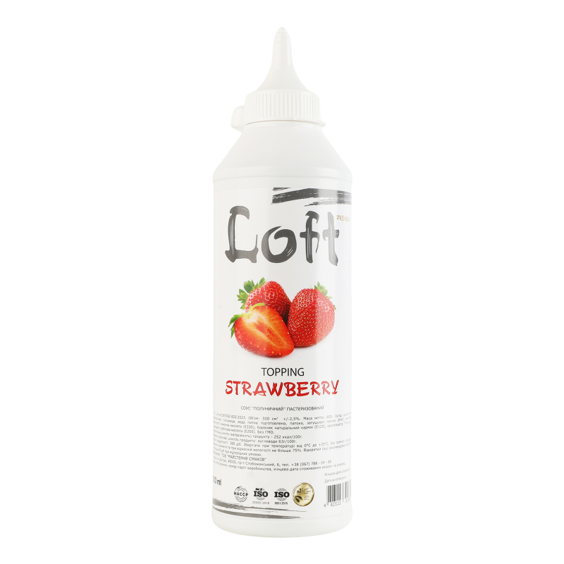 Топінг-соус Loft 500г Полуниця