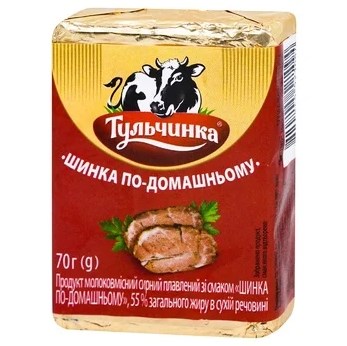 Продукт сирний Тульчинка пл 70г Шинка