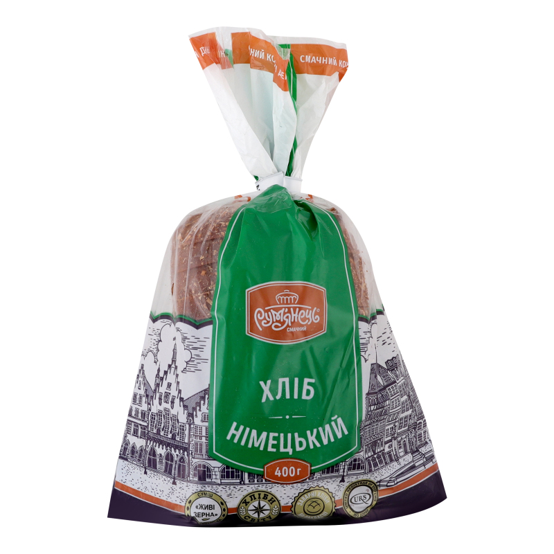 Хліб Румянець 400г Німецький