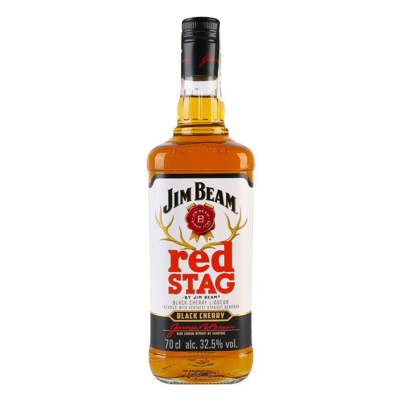 Лікер JimBeam 0,7л RedStagBlackCher32,5%
